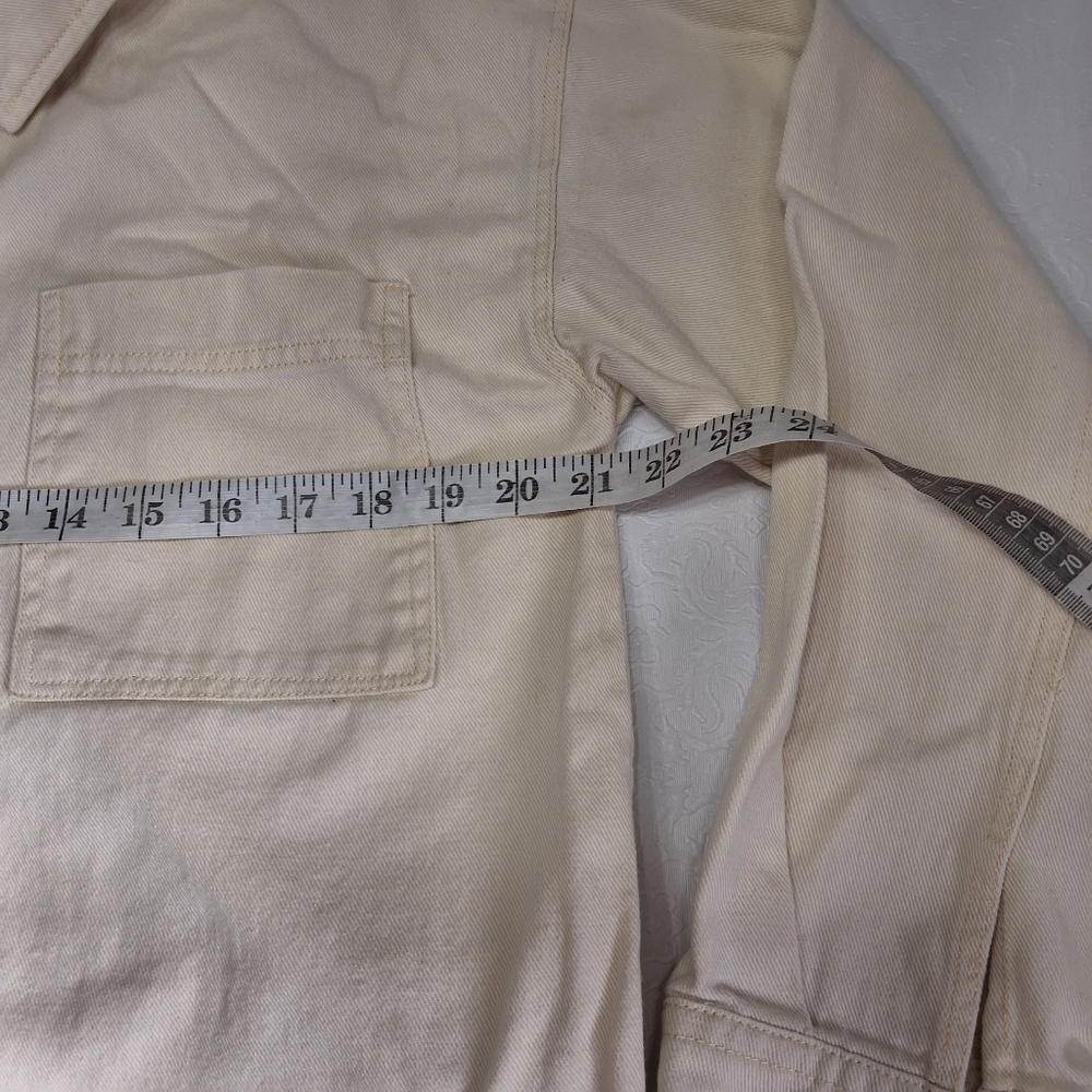 Thread & Supply Pastel Yellow Button Down Shirt Size M . - Picture 5 of 8